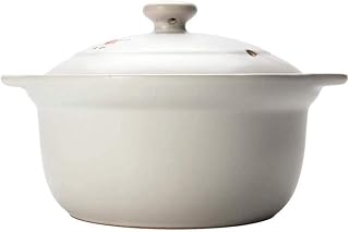 Casserole Stew Pot Household Gas Soup Handmade Cooking Made of Clay Terra Cotta Traditional Assorted Designs for Beans, Rice