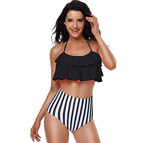 MAOYYM Women Swimwear Push-Up Padded Bra Swimsuit Bathing Suit Fashion Simple Sexy Breathable And Quick-Drying Double Flash