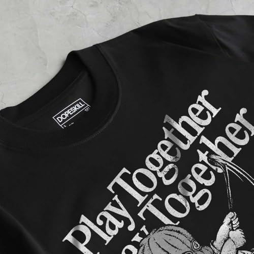 Image of DopeSkill Graphic Tee Streetwear Hip Hop Hypebeast Street Style Unisex T-Shirt Sneaker Colour Matching Shirts Swag Y2K Style