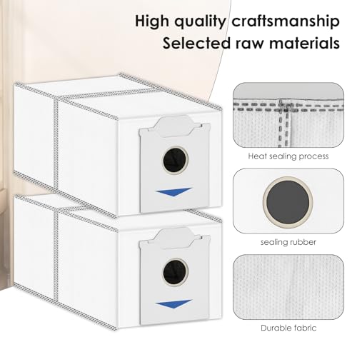 (6 Pack) N30 Pro Omni Replacement Dust Bags Compatible With ECOVACS DEEBOT N30 Omni / N30 Pro Omni robotic vacuum cleaner, With Activated Carbon Filter layer, Disposable Vacuum Bag, Canister Bags - Image 2