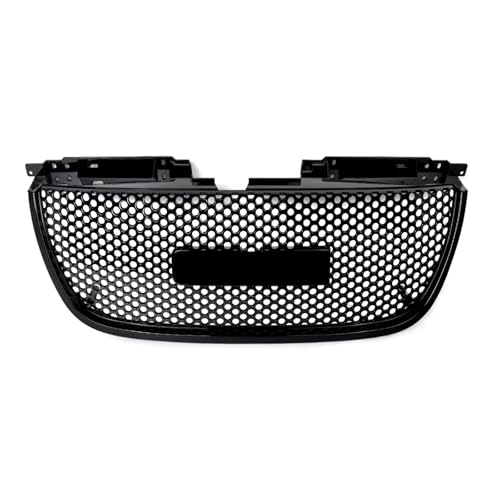 Capot de prise d'air pour Yukon Denali 2007-2014 calandre noire brillante nid d'abeille style premium