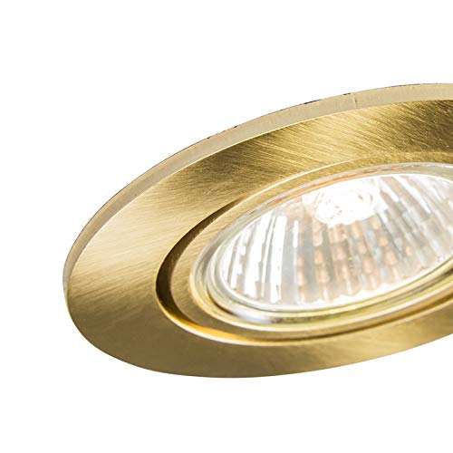 Foco Empotrable LED De Aluminio / Blanco / Redondo / Incl