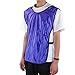 12pcs Jerseys Sports Vest Adult Tracksuit Men Training Breathable Team Scrimmage Training Vests Size for Soccer Volleyball Basketball (Purple Adult Model)