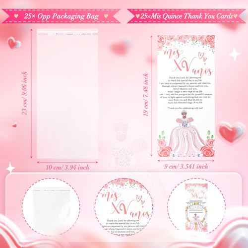 image for Wenqik 25 Sets Quinceanera Bracelet Favors Mis Xv Anos Crystal Stretch