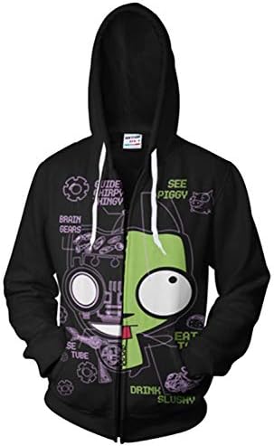 Anime Men Hoodies Cosplay Jacket Adult Casual Hooded Sweatshirt Coat image 5
