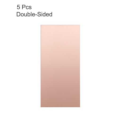 Miniatura 17 de uxcell Placa de circuito PCB laminado revestido de cobre de doble cara, FR4 5.906x3.937 in 5.91x3.94 pulgadas, 0.059 in de grosor DIY Prototipado