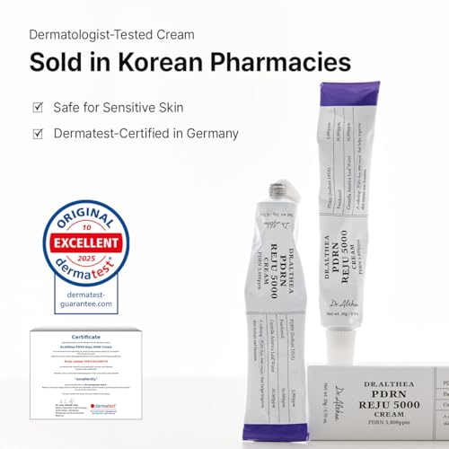 Dr.Althea PDRN Reju 5000 Cream | Biome PDRN Cream for Skin Relief & Hydration | Daily Face Moisturizer with Panthenol & Centella Asiatica | Korean Vegan Skin Care for All Skin Types, 0.7 Fl Oz - Image 6