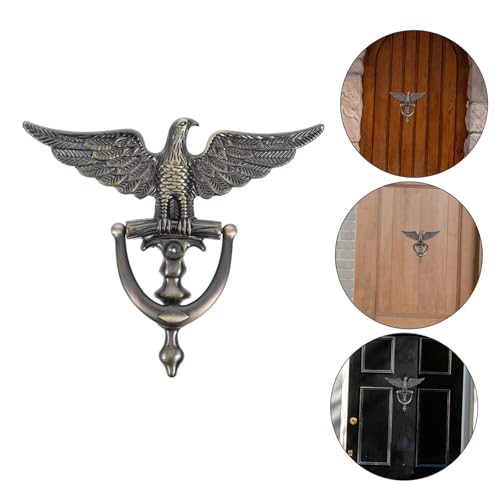 Heurtoir porte entrée alliage zinc avec oeil de boeuf de sécurité extérieur - 8