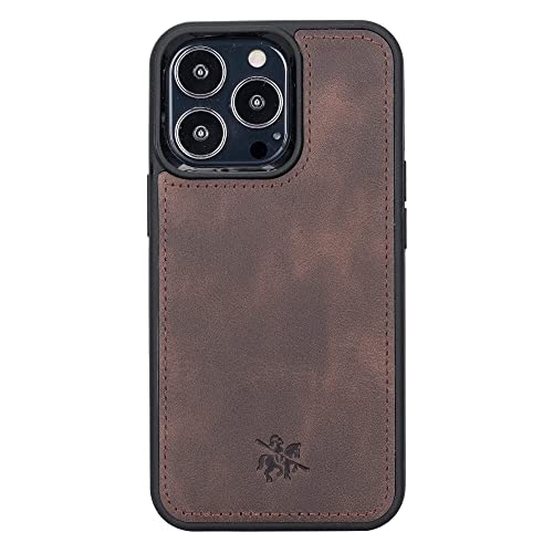 Venito Ravenna Slim Magic Leather Wallet Case For Iphone 13 Pro (6.1 In) With A Magnetic Flip & Four Card Slots And A Bill Pocket & Lightweight Frame (Coffee Brown) #TOP4