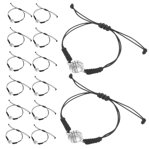 EXHUMKY - EXHUMKY 20pièce Bracelets Tressés De Basketball De Ajustables Bijoux De Fête Pour De Sport Accessoires Unisexes Pour Fans De Basketball