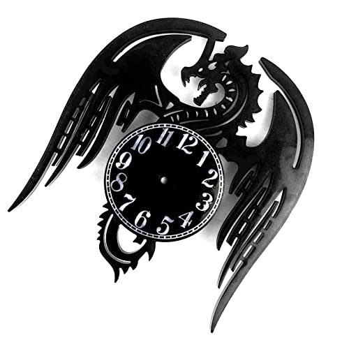 Diy Dragon Large Clock Silicone Molds,3D Arabic Numers Personalization Clock Casting Epoxy Resin Mold Kit For Home Decor,Handmade Crafts Room Wall Hanging Ornaments Crystal Decoration Jewelry Making #TOP3