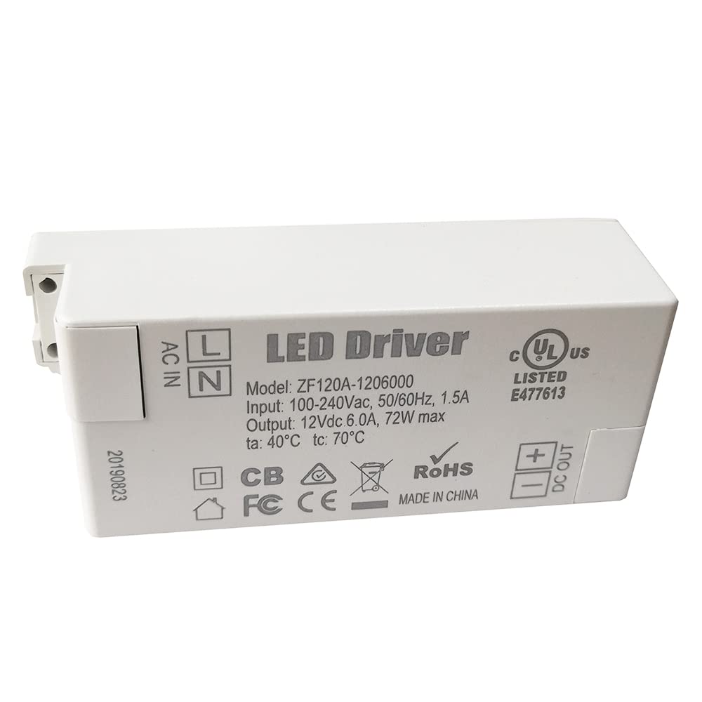LED Driver ZF120A-1206000 72W AC/DC Adapter Lighting Starter for LED Lamp Constant Voltage