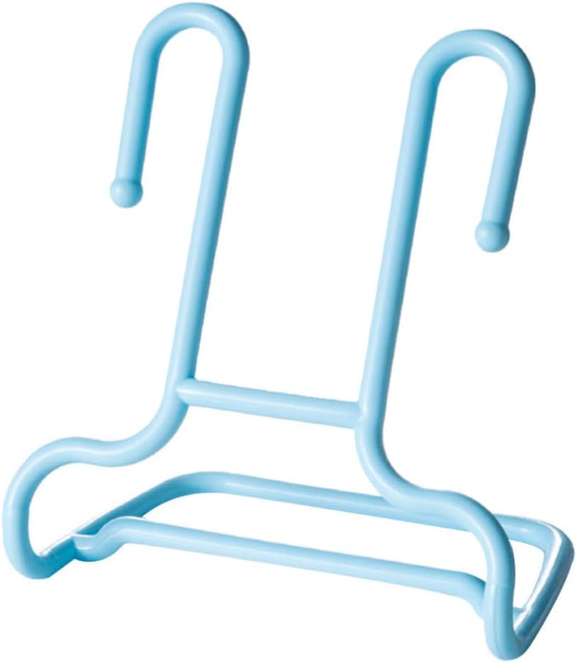 IMIKEYA 2 Pcs Hanging Shoe Organizer Rack Blue PP for Closet