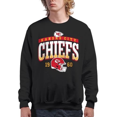 Kansas City Chiefs Mighty - Officially Licensed Adult Crewneck Fleece Sweatshirt