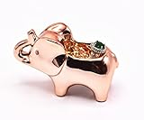 Material -- Keramik ROSA&ROSE Ringhalter Schmuckhalter für Ringe, Ohrringen, Armbänder, Ketten, Uhren - Aus Keramik hergestellt. Form Einer Elefant