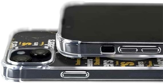 Skinit Phone Case Compatible with MagSafe iPhone 14 - Officially Licensed NFL Pittsburgh Steelers Black Blast Design