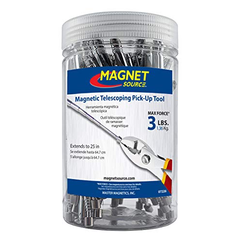 40-pack slim telescoping magnetic grabber with pocket clip