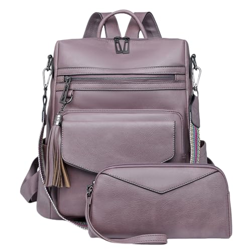 Sac à dos bohème violet parfait pour les cours au lycée et les sorties en ville