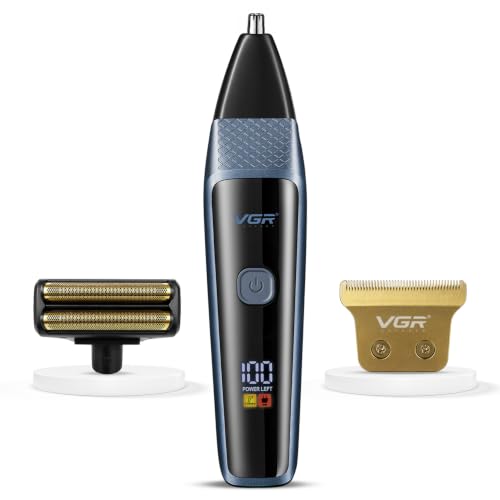 VGR VL-366 3-in-1 Grooming Kit, 132g, Blue - Image 2