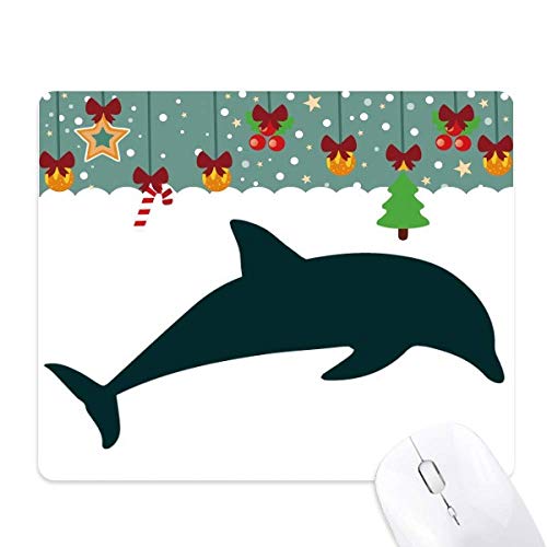 Tapis de souris dauphin anti-glisse en caoutchouc Blue Ocean souple