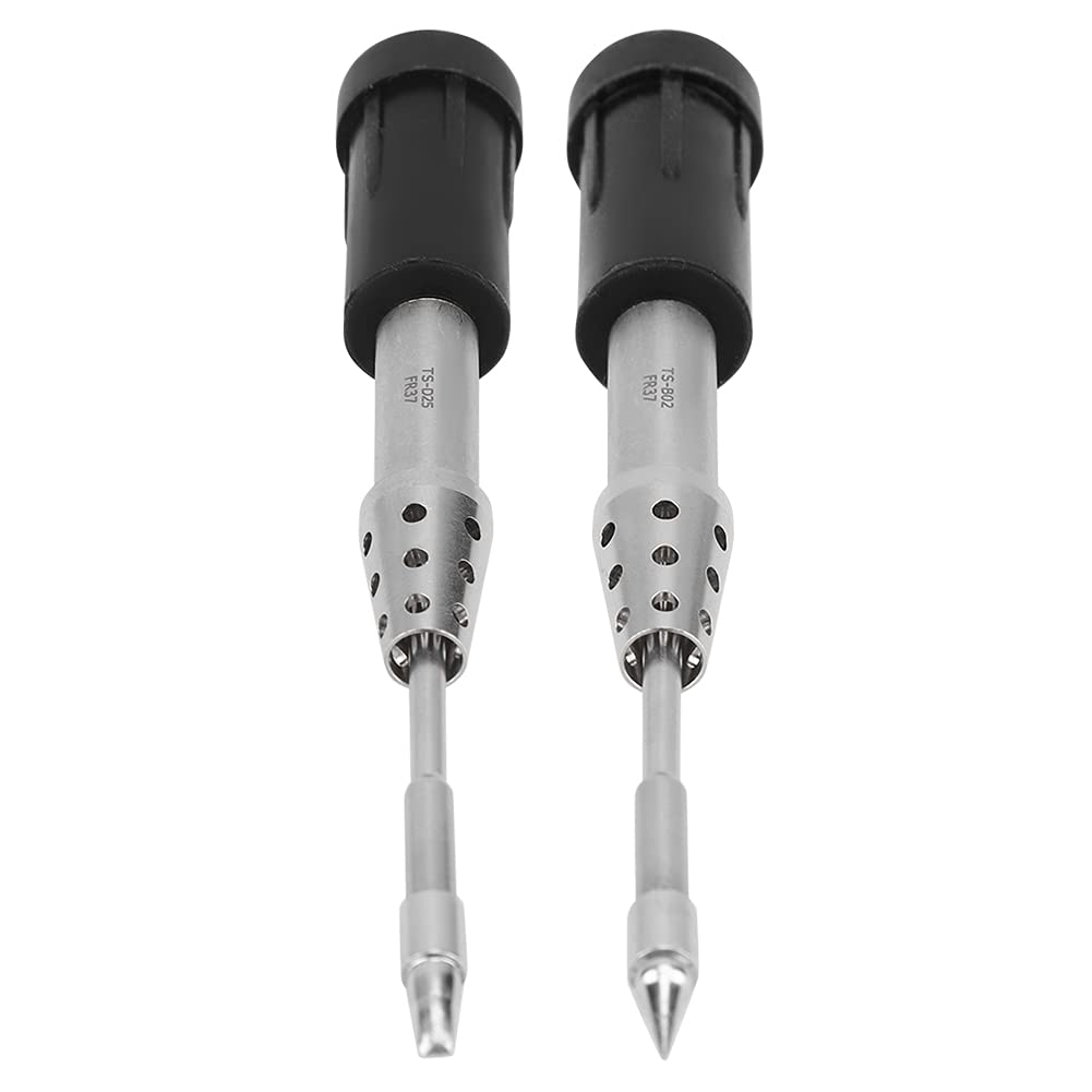 Wymiana grotu lutownicy TS80 Wysokowydajne, wtykowe elektryczne groty lutownicze do zestawu lutownicy cyfrowej TS80 Metal 100 mm 1 lub 2 sztuki (TS-D25/B02)