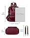 Uromee Travel Backpack Purse for Women Vegan Leather Ladies Fashion Tassel Shoulder Bag Convertible