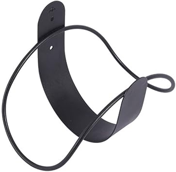 Stainless Steel Garden Hose Holder, Hook for Garden Hose, Wall Mount Water Hose Hanger for Wall Heavy Duty Metal Tube Stand, Hose Reel, Hose Organizer Black