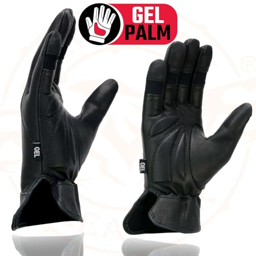 Image of Milwaukee Leather Women's Leather Lightweight Motorcycle Lined Driving Hand Gloves - X-Small