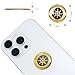 Generic EMF Stickers Blocker Neutralize Shield Protection from Cell Phones cased and Electronic Devices WiFi 5G Tablets Laptops Computers TV Monitors (6Pcs Golden)