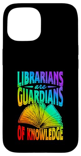 Librarians Are Guardians of Knowledge �C���X�s���[�V�������p �X�}�z�P�[�X iPhone 15 �p
