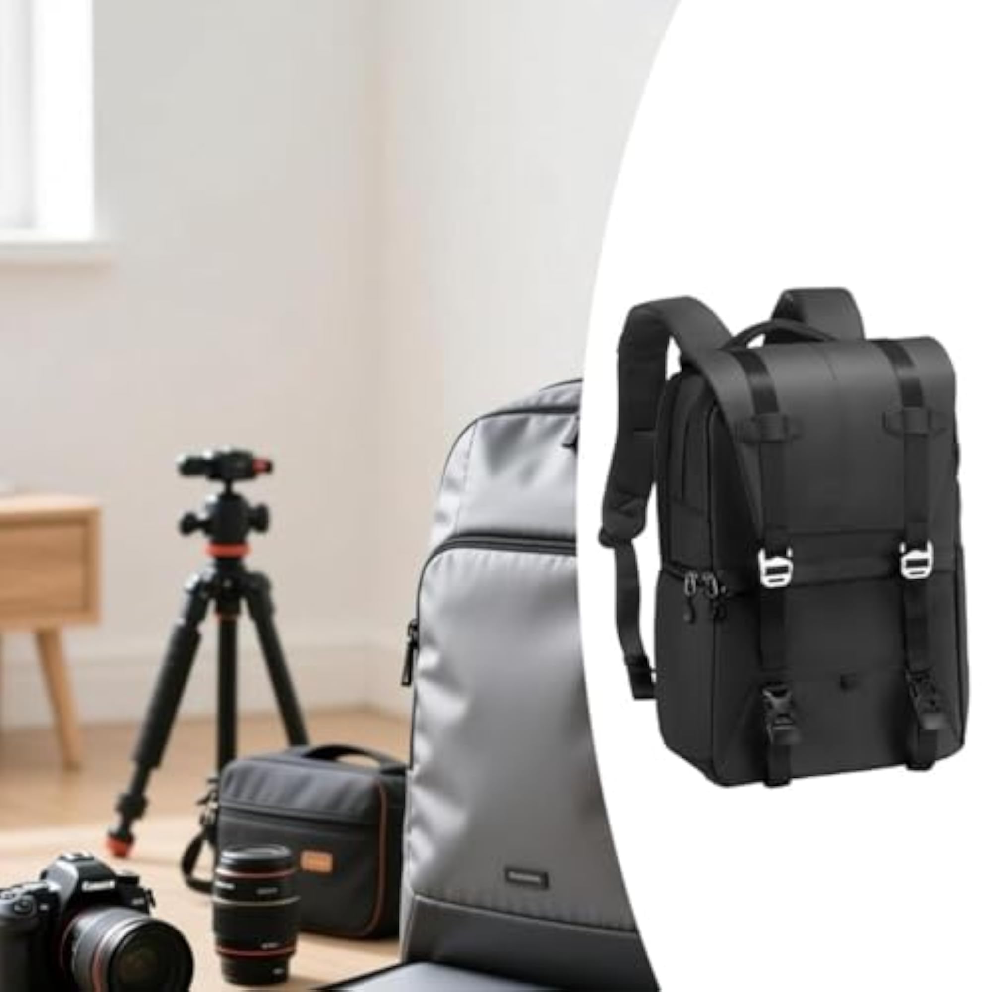 Camera Backpack for Men & Women, Travel Ready