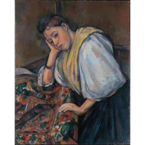 Impression sur toile Jeune fille italienne 1896 décoration murale maison 127x101
