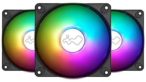 IN WIN Luna AL120 Triple Pack ARGB LED Fan (IW-FN-AL120-3PK) 1