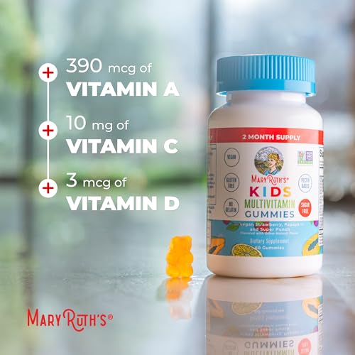 MARYRUTH'S Sugar Free Kids Multivitamin Gummies