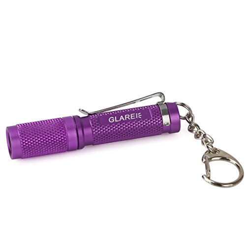 GLAREE E03 Keychain Flashlight, CREE LED 150 Lumens Mini Torch AAA Battery EDC