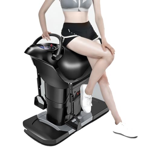Image of Electric Horse Riding Machine, Abdominal Trainer with LCD Display for Buttocks and Thigh Exercise, Aerobic Fitness Device for Waist and Abdomen Muscles