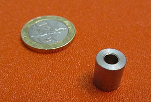 18-8 Stainless Steel Spacer Unthreaded No 8 Screw Size x .375" OD x .166" ID x .437" Length 10 Pcs