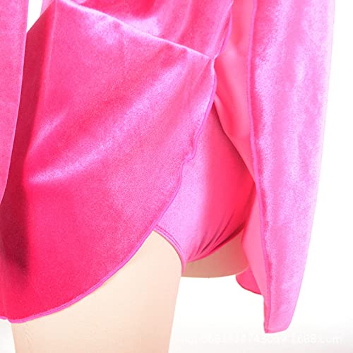 Vestidos De Patinação Artística, Traje De Dança De Balé Profissional De Manga Comprida De Veludo Par
