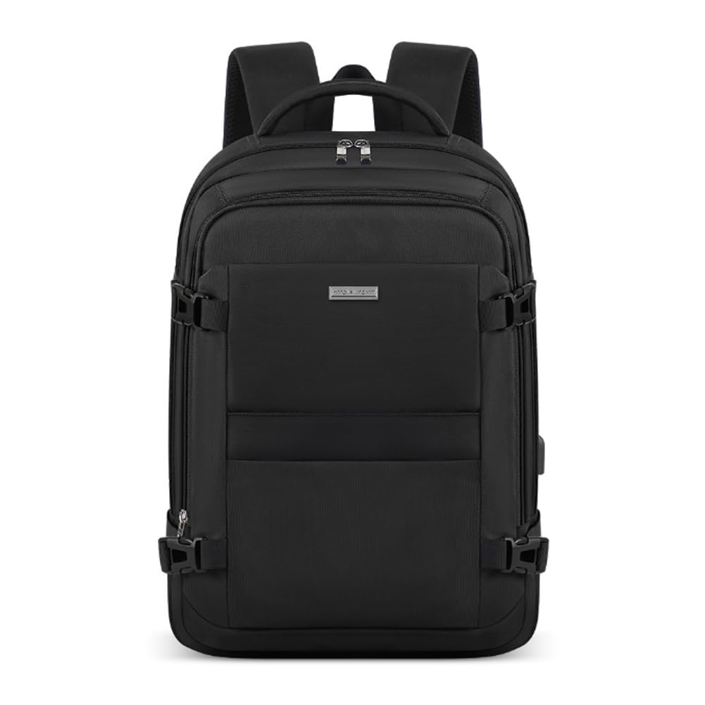 Generico Zaino per uomini e donne grande capacità borsa di viaggio d'affari computer zaino studente dimensione 45 * 33 * 17cm (noir)