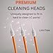 Sysotek Fiber Optic Cleaning Swabs - 100 pack - LC 1.25mm - For Cleaning Optical Components. Lint Free Anti-Static Swabs, Cleaning stick for Ports and Adapters, LC Connector Cleaner Tool for Field Use