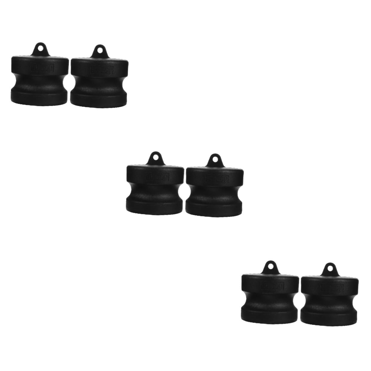 Adaptador de acoplamiento Camlock Dp PRETYZOOM enchufe antipolvo macho de plástico PP para mangueras