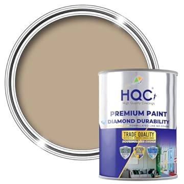HQC Weather Shield Sandstone Smooth Masonry Paint | 1L in 30+ Colours | Storm Proof, Scrub Resistance | Weatherproof Technology Designed with Acrylic Resin for Ultimate Protection