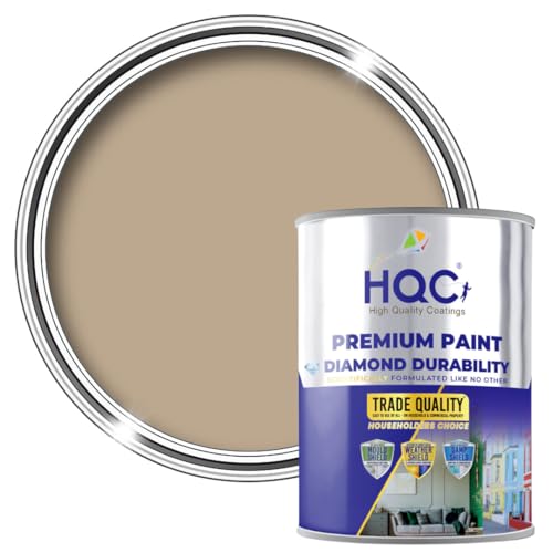 HQC Weather Shield Sandstone Smooth Masonry Paint | 1L in 30+ Colours | Storm Proof, Scrub Resistance | Weatherproof Technology Designed with Acrylic Resin for Ultimate Protection