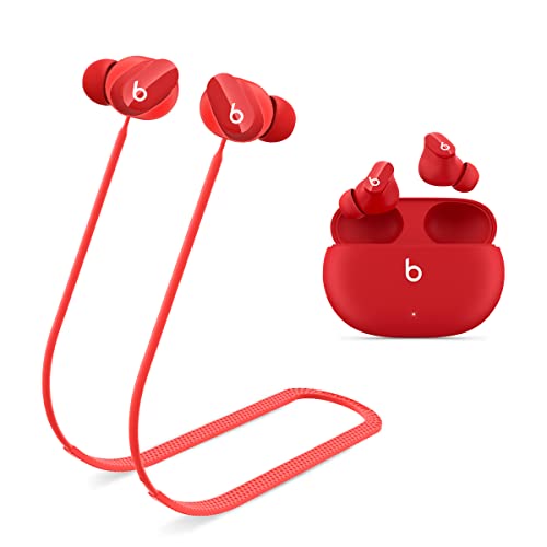 Cordon Beats Studio Buds pour le sport sangle silicone rouge