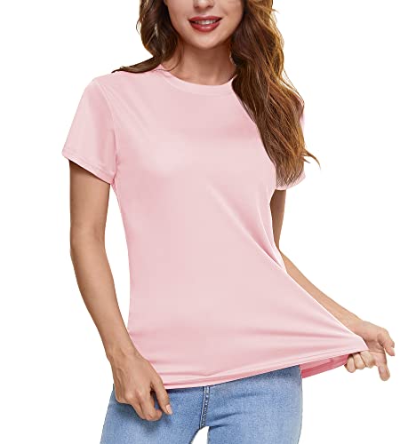 T-Shirt à Séchage Rapide KEFITEVD Femme Fini l'Inconfort de la Transpiration
