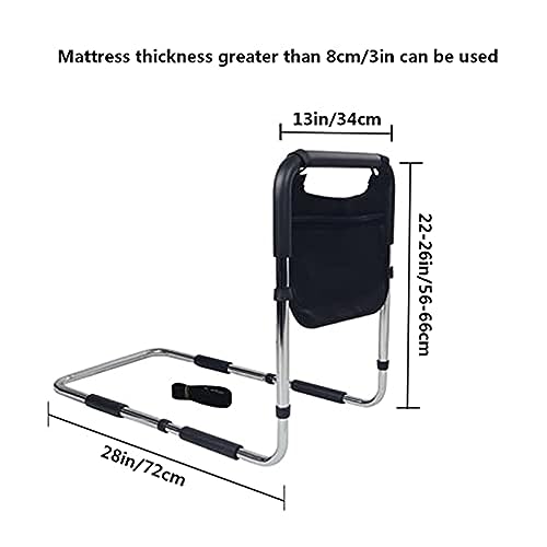 Barrière de lit réglable anti-chute pour préserver l'autonomie des adultes