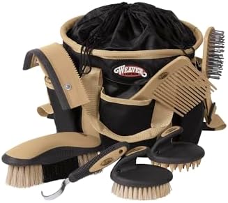 Weaver Equine Horse Grooming Kit, 7-Piece with Tote Bag