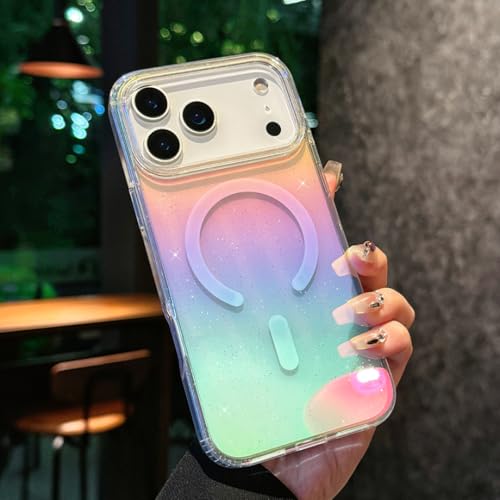 RNOZX iPhone 12 Pro Max�p �J���[�R�[�e�B���O �O���b�^�[ �X�}�z�P�[�X �}�O�l�b�g�� ���C�����X�[�d�Ή� �ϏՌ��J�o�[�iiPhone 12 Pro Max/2�j