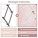 APEXCHASER Clothes Drying Rack, 3-Tier Laundry Drying Rack for Clothes, Expandable Metal Clothing Dryer, Collapsible Towel Rack, Air Drying Rack, White