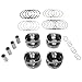 Seaforie 4PCS Engine Piston Rings Set 11257576973 Compatible with MINI Cooper R55 R56 R57 R58 R59 R60 R61 N14 Turbo